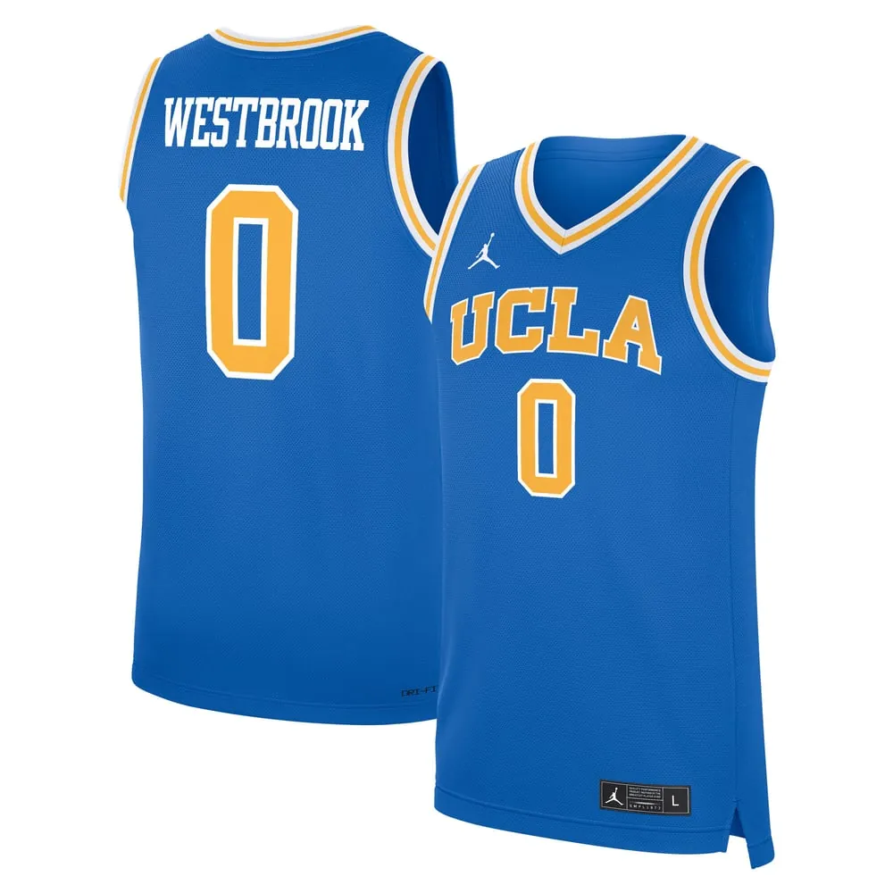 Russell Westbrook UCLA Bruins Jordan Brand Performance Replica Basketball Jersey - Blue