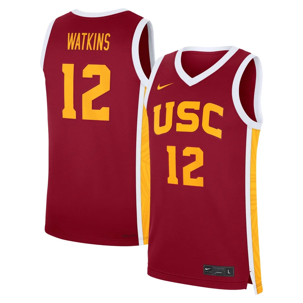 JuJu Watkins USC Trojans Nike Road Replica Basketball Jersey - Cardinal