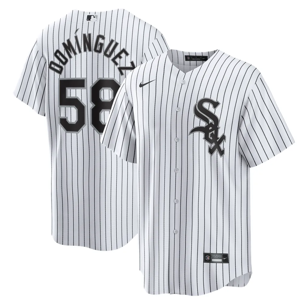 Seranthony Domínguez Chicago White Sox Nike Home Replica Jersey - White
