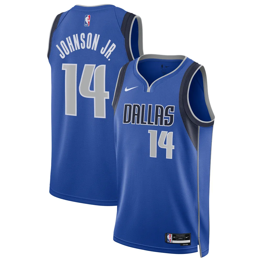 Morez Johnson Jr. Dallas Mavericks Nike Unisex Swingman Jersey - Icon Edition - Blue