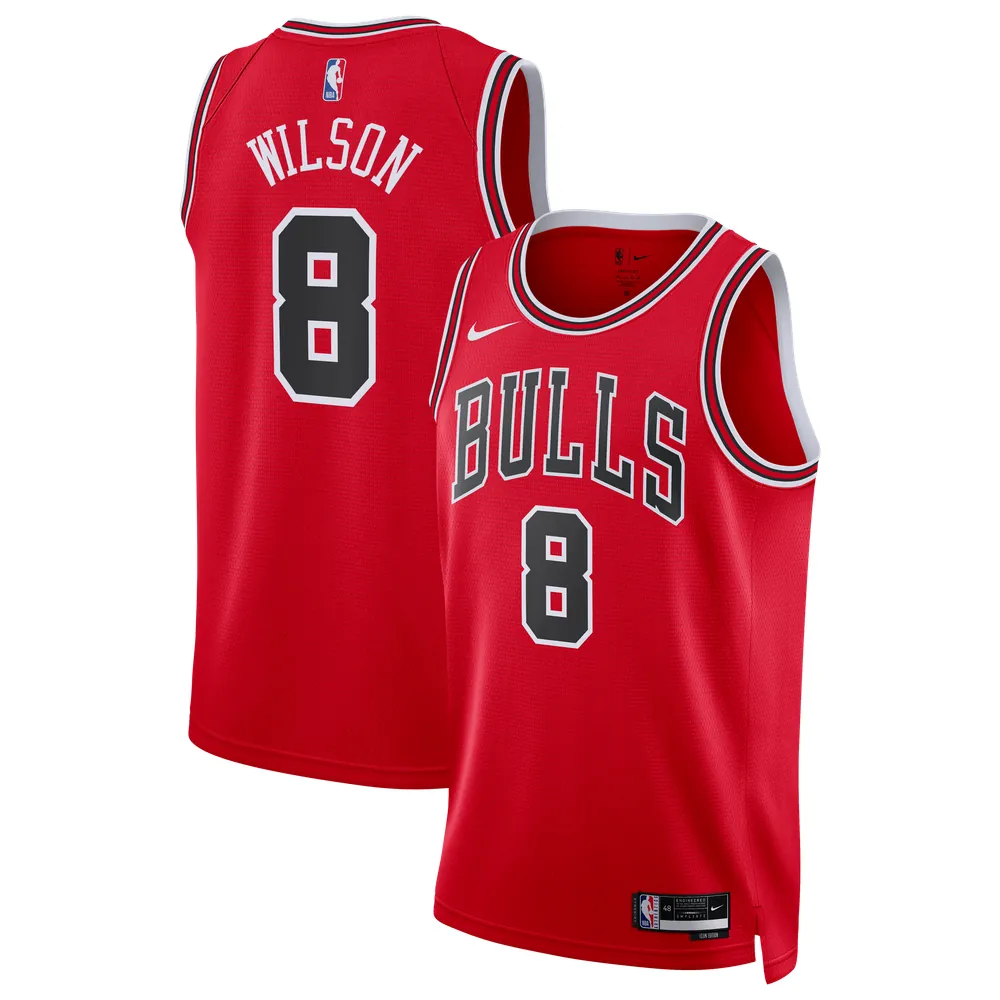 Caleb Wilson Chicago Bulls Nike Unisex 2026 NBA Draft Swingman Jersey - Icon Edition  - Red