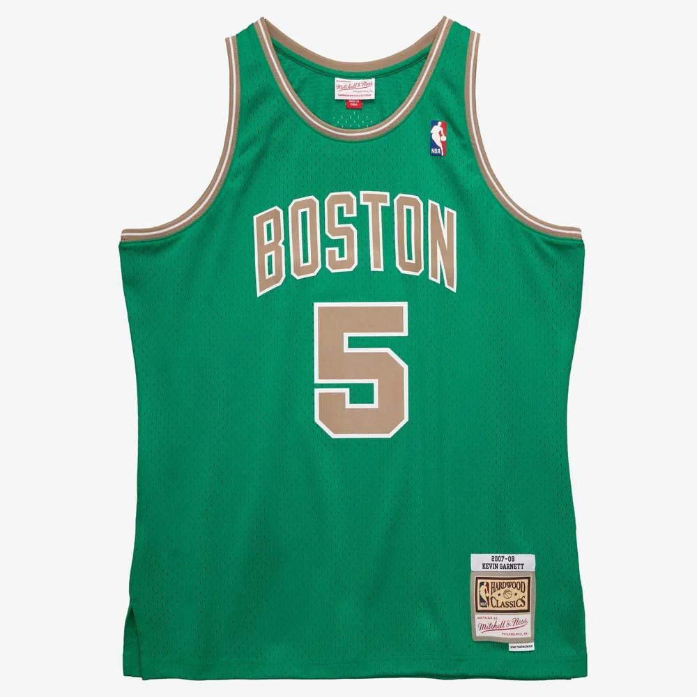 Kevin Garnett Boston Celtics Mitchell & Ness 2007-08 Hardwood Classics Swingman Jersey - Kelly Green