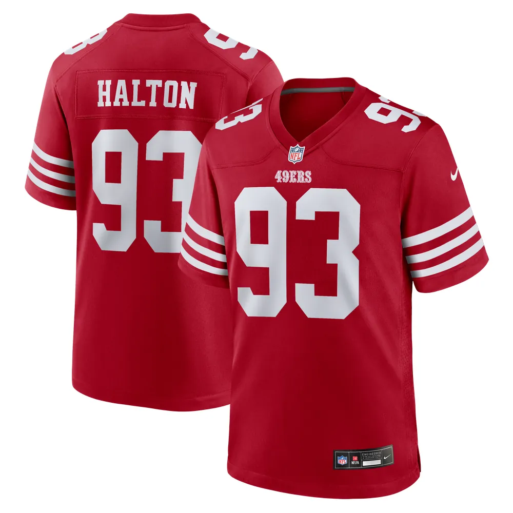 Gracen Halton San Francisco 49ers Nike Team Game Jersey - Scarlet