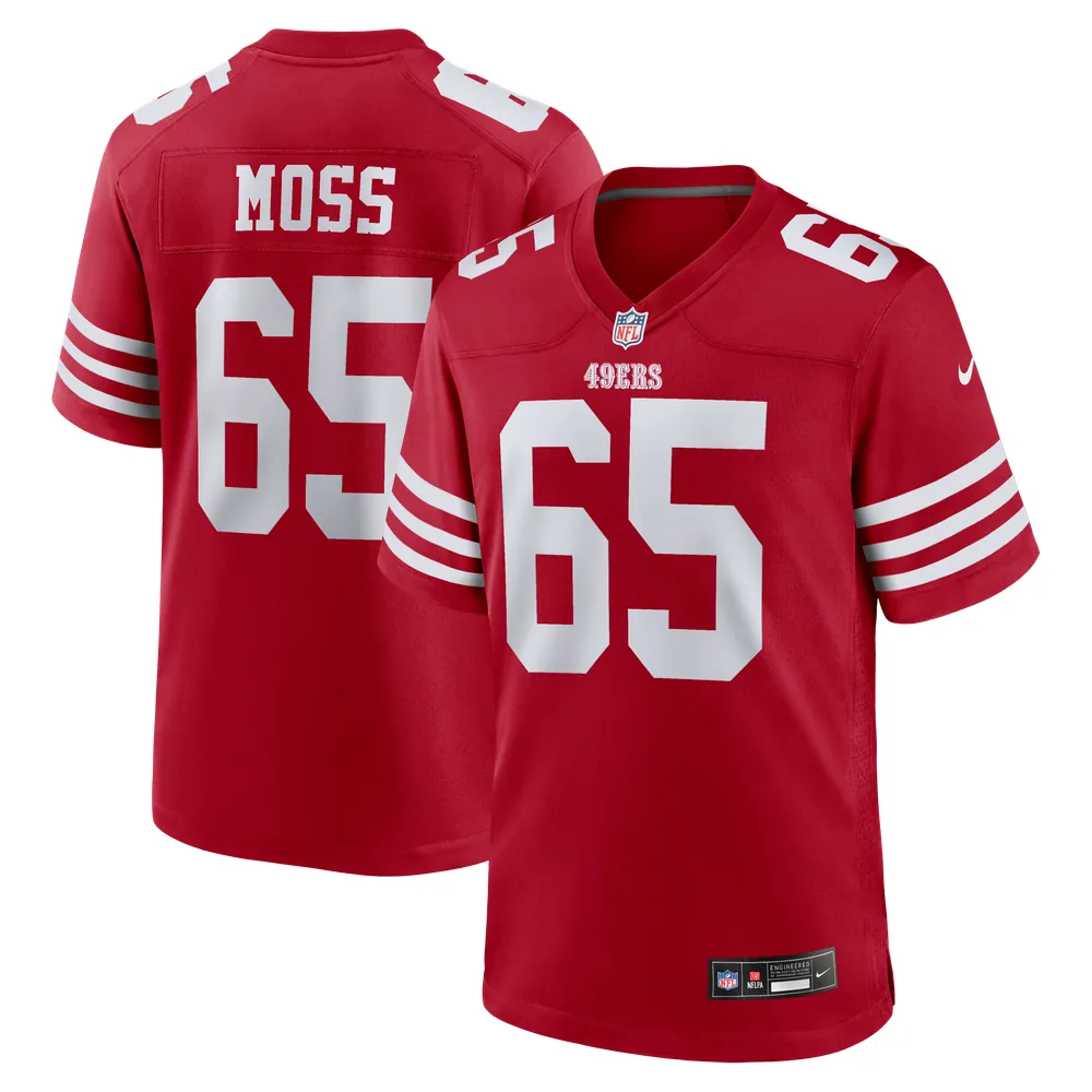 Drew Moss San Francisco 49ers Nike Team Game Jersey -  Scarlet