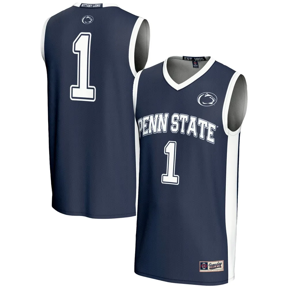 #1  Penn State Nittany Lions GameDay Greats  Lightweight Basketball Jersey - Navy