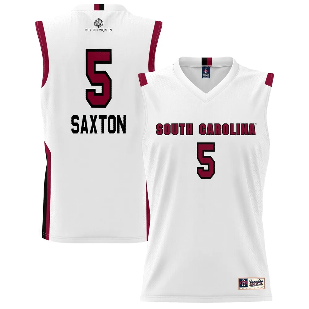 Victaria Saxton South Carolina Gamecocks GameDay Greats Unisex Lightweight Basketball Alumni Jersey - White