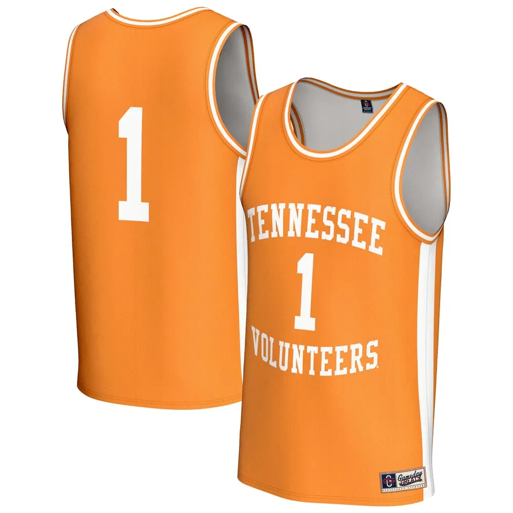 #1 Tennessee Volunteers GameDay Greats Unisex Lightweight Men's Basketball Fashion Jersey - Tennessee Orange