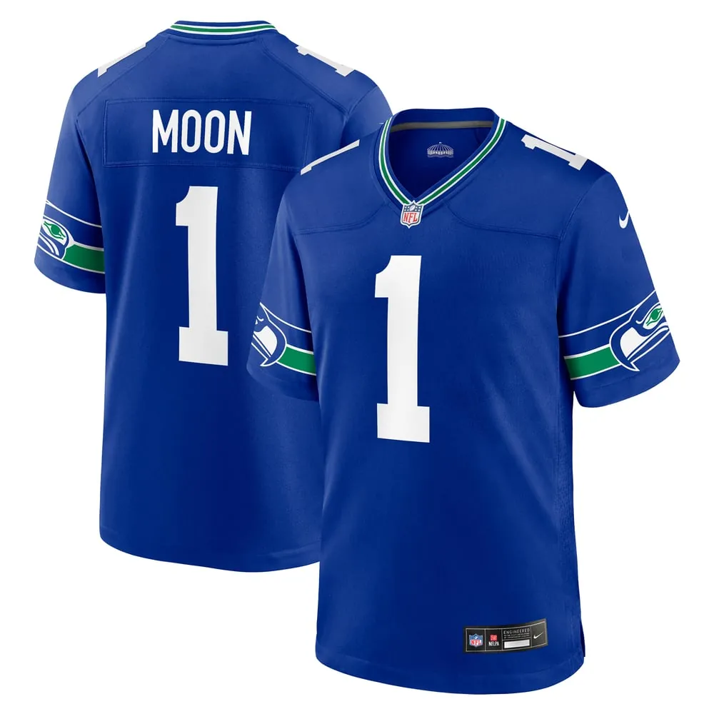 Warren Moon Seattle Seahawks Nike Retired Player Alternate Game Jersey - Royal