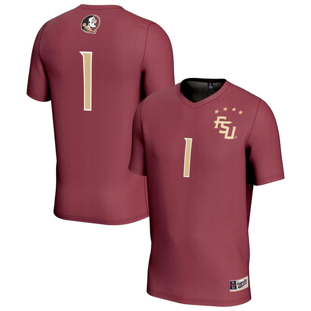 #1 Florida State Seminoles GameDay Greats Unisex Lightweight Collegiate Soccer Fashion Jersey  - Garnet