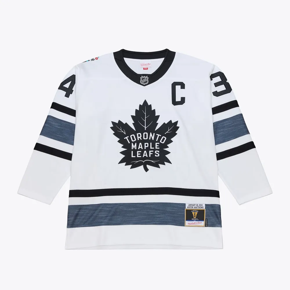 Auston Matthews Mitchell & Ness 2019 All-Star Game Power Play Jersey - White