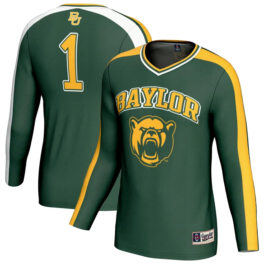 #1 Baylor Bears GameDay Greats Unisex Lightweight Volleyball Fashion Jersey - Green